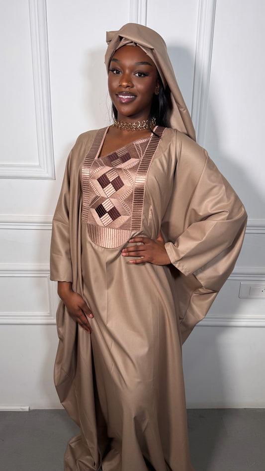 Boubou Marron glacée